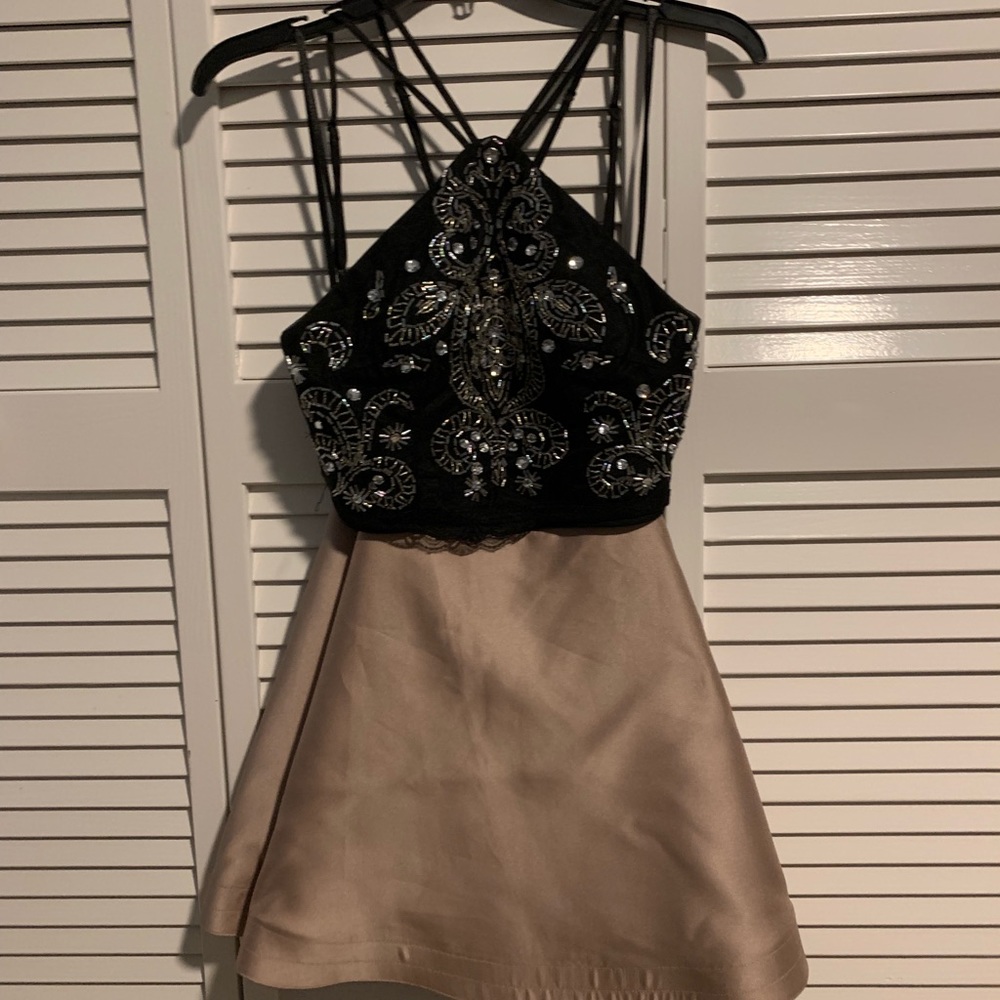 Two piece homecoming dress
